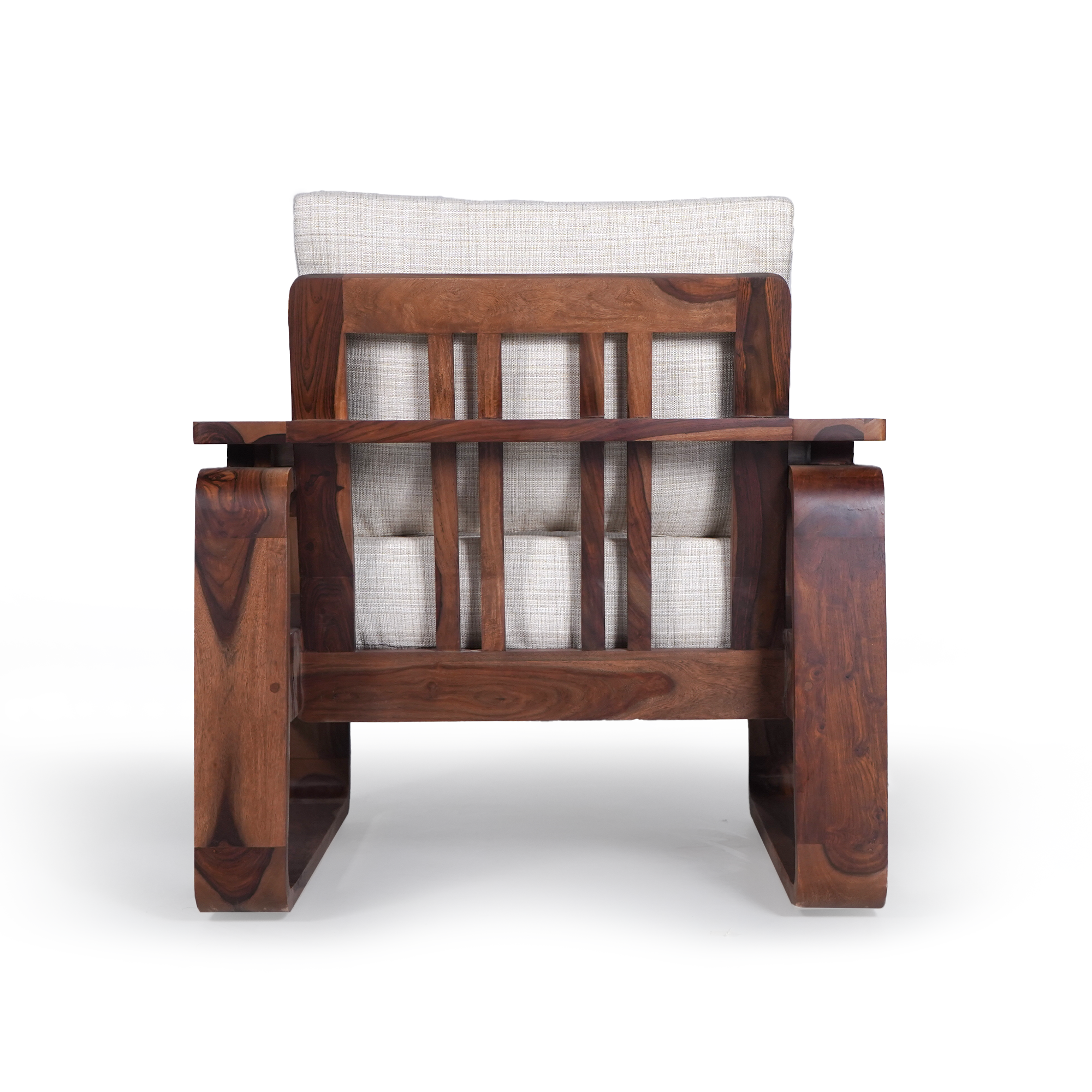 York Sheesham Wood  Armchair