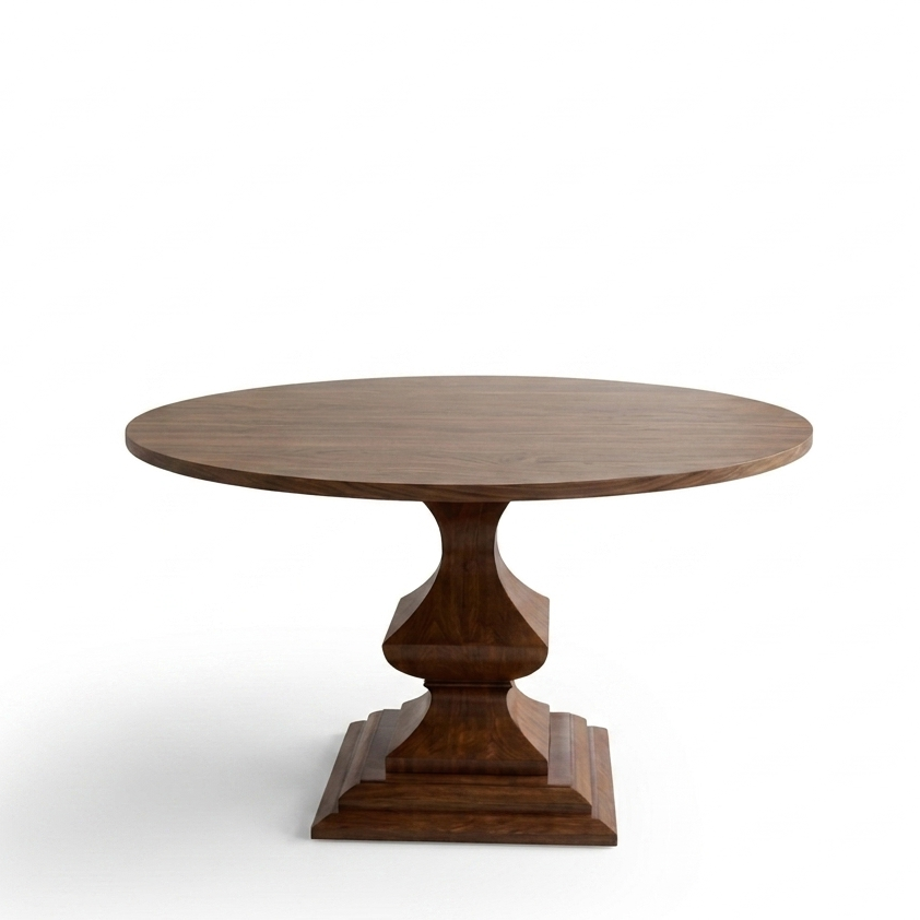 Jack Solid Wood Round Dining Table